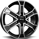 BROCK RC31 BLACK FULL POL 7x17 6/139.7 ET55 CB93.1