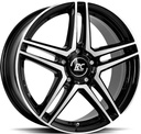BROCK RCD17 BLACK FULL POL 8x18 5/112 ET43 CB66.6