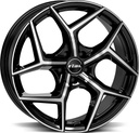 RIAL SALENTO DIAM BLACK POL 8x19 5/112 ET48 CB57.1