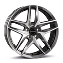 BORBET Z MIST ANTRACITE GLOSS POL 7.5x18 5/112 ET48 CB57.1