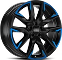 RONAL R71 JET BLACK MATT BLUE TINTED MAT 8.5x20 5/112 ET20 CB66.5